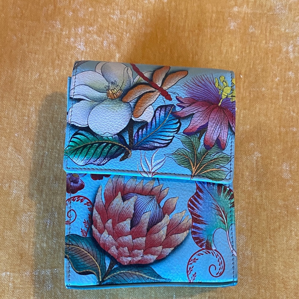 Anuschka Artisan Cross body bag Card Holder